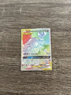 Solgaleo & Lunala GX 254/236 Holo Rainbow Secret Rare Card NM Condition - Image 1