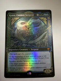 MTG - Koma, Cosmos Serpent (Showcase) (FOIL) #326 - Kaldheim (KHM) - (NM) - Image 5