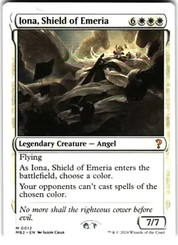 Mystery Booster 2 #12 Iona, Shield of Emeria (White Border) - Image 1