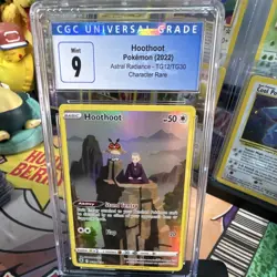 CGC 9 Hoothoot TG12/TG30 SWSH10 Astral Radiance Trainer Gallery Holo 2022 - Image 1
