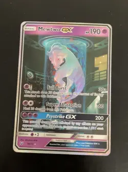 Mewtwo GX 78/73 Pokemon Shining Legends Shiny Holo Secret Rare NM JLP - Image 1