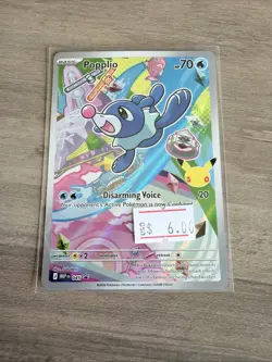 Popplio 045 ME: Mega Evolution Promo Promo Holo Pokemon - Image 1