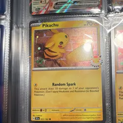 SVP Black Star Promos Pikachu 051/162 Holo Promo 70 HP English Basic kodama - Image 1