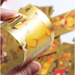 110PCS Pokemon Foil GOLD TCG GX Vmax GX Charizard & 100PCS Top Loaders Holder - Image 2