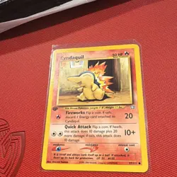 WotC Cyndaquil 57/111 Neo Genesis 1st edition Common Regular 50 HP English 2000 - Image 1