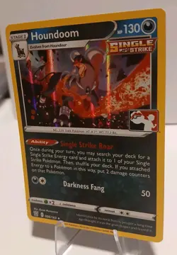 Houndoom 096/163 Pokemon Prize Pack Series 1 Pokemon Play! Stamp Mint Condition - Image 2