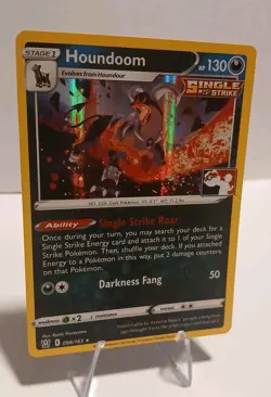 Houndoom 096/163 Pokemon Prize Pack Series 1 Pokemon Play! Stamp Mint Condition - Image 3