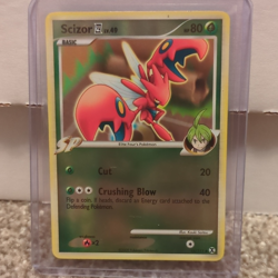Scizor 48/111 Rising Rivals Reverse Holo SP Rare Basic 80 HP Eng 2009 - Image 1
