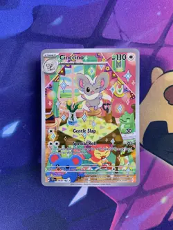 Cinccino 183/162 TEF Temporal Forces Illustration Rare Holo NM Pokemon - Image 1