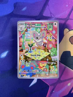 Cinccino 183/162 TEF Temporal Forces Illustration Rare Holo NM Pokemon - Image 2