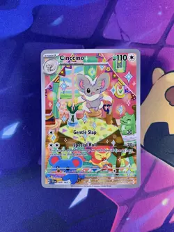 Cinccino 183/162 TEF Temporal Forces Illustration Rare Holo NM Pokemon - Image 4