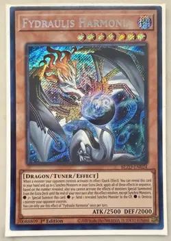 Yugioh! 1x Fydraulis Harmonia BLZD-EN024 Secret Rare 1st Ed NM - Image 1