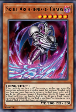 Yugioh! Skull Archfiend of Chaos Chaos Origins PREORDER - Image 1