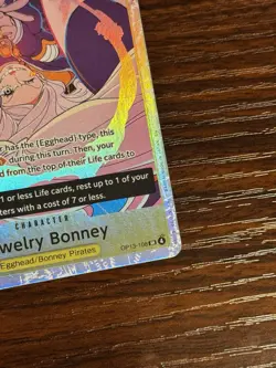 Bandai One Piece Card Game Jewelry Bonney OP13-108 SR Foil Alt Art 10000 - Image 4
