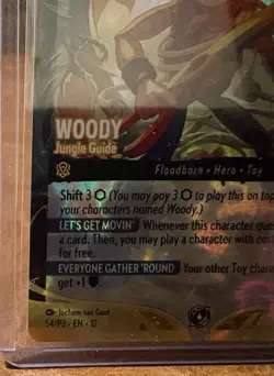 Disney Lorcana Woody Jungle Guide Championship Promo Foil 54/P3 Top 8 Near Mint - Image 4