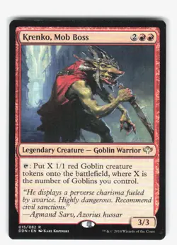 Krenko, Mob Boss R Duel Decks: Speed vs. Cunning 15 NM- - Image 1