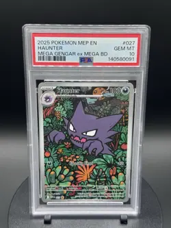Pokemon PSA 10 Haunter 027 Me Mega Evolution Promo English Holo - Image 2