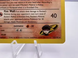Pokemon Card Rocket's Moltres Gym Heroes 12/132 Holo Unlimited Holo Rare - Image 5