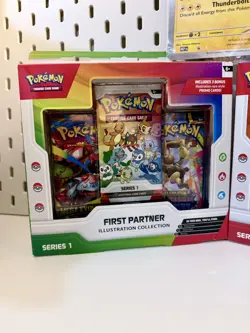 Pokemon First Partner Collection 1x Series 1 & 2 + 1 Pikachu at the museum promo - Image 2