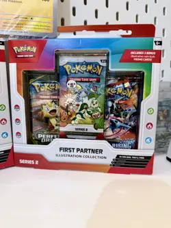Pokemon First Partner Collection 1x Series 1 & 2 + 1 Pikachu at the museum promo - Image 3