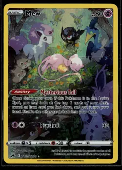Mew GG10/GG70 Crown Zenith Galarian Gallery Trainer Gallery Rare Holo Pokemon - Image 1