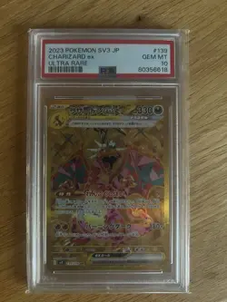 Pokemon TCG Charizard ex Ultra Rare SV3 139/108 Japanisch Holo PSA 10 - Image 1