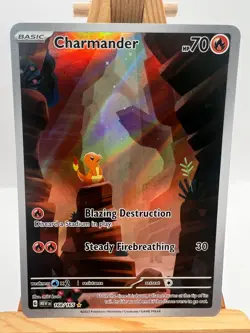 Pokemon TCG - S&V 151 - 168/165 Charmander - Illustration Rare - NM/M - Image 1