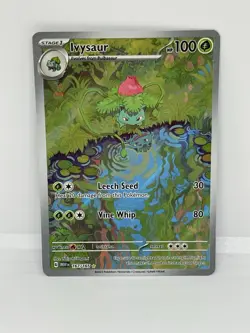 Pokemon TCG - S&V 151 - 167/165 Ivysaur - Illustration Rare - NM + - Image 1