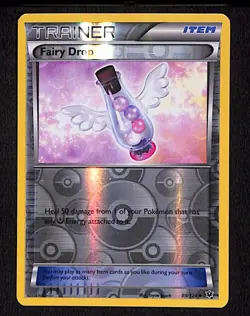 Fairy Drop 99 Uncommon Pokemon Fates Collide 124 Reverse Holo 2016 - Image 1