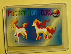 CHARIZARD EVOLUTION Pokemon Pocket Monsters Japanese Vending Prism Sticker Holo - Image 2