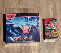 Pokemon Chaos Rising ETB and Booster Bundle - ✅ Sealed ✅ FAST FREE SHIP ✅ - Image 1