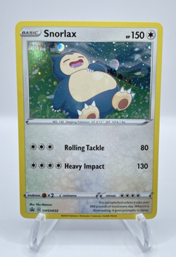 Pokemon TCG: Snorlax SWSH032 Holo Promo Sword & Shield Promo Holo - Near Mint - Image 1