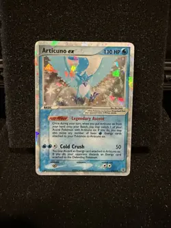 Articuno Ex 114/112 Pokemon FireRed & LeafGreen Cracked Ice Holo Near Mint - Image 1