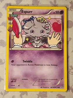 Pokemon TCG Espurr RC14/RC32 Generations: Radiant Collection 2016 NM - Image 3