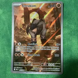 Terrakion 135/086 Sv: White Flare Holo Pokemon TCG - NM - Image 1