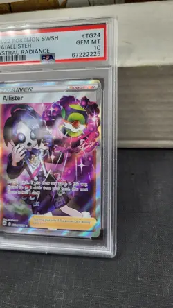 2022 ALLISTER TRAINER FULL ART ASTRAL RADIANCE POKEMON TCG PSA 10 GEM MINT #TG24 - Image 3