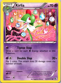 Pokemon TCG Kirlia Kirlia Common Holo - Image 1