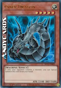 CYBER DRAGON • (Cyber Drago) • Ultra R • BLC1 EN021 • 1Ed • Yugioh! • ANDYCARDS - Image 1