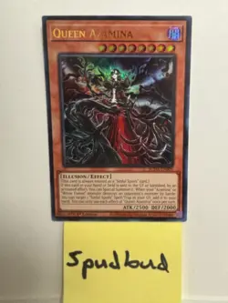 Queen Azamina Ultra Rare SUDA-EN009 NM 1st Ed Yu-Gi-Oh! - Image 1