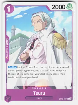 Tsuru OP16-067 Uncommon The Time of Battle One Piece NM/M - Image 1