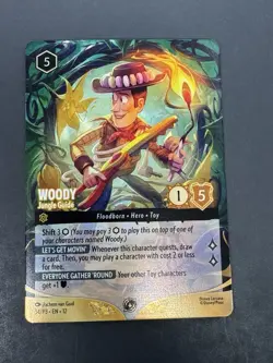 Disney Lorcana Woody Jungle Guide Set Championship FOIL Promo Champs 54/P3 EN - Image 1