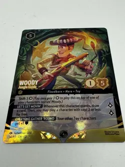 Disney Lorcana Woody Jungle Guide Set Championship FOIL Promo Champs 54/P3 EN - Image 2