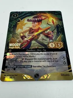 Disney Lorcana Woody Jungle Guide Set Championship FOIL Promo Champs 54/P3 EN - Image 2