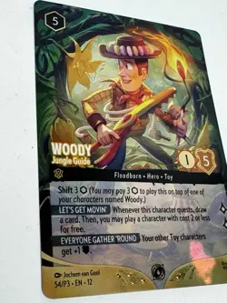 Disney Lorcana Woody Jungle Guide Set Championship FOIL Promo Champs 54/P3 EN - Image 3
