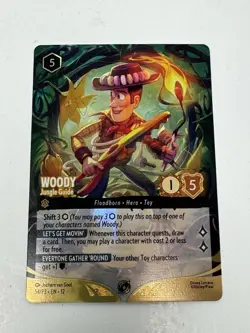 Disney Lorcana Woody Jungle Guide Set Championship FOIL Promo Champs 54/P3 EN - Image 1