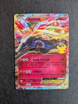 Xerneas EX 97/146 Celebrations Classic Collection 25th Holo Pokemon Card NM - Image 1