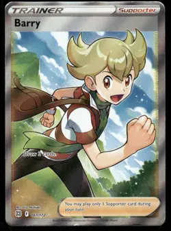 Pokemon Cards Barry 167/172 Brilliant Stars Ultra Rare NM - Image 1