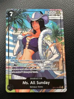 OP14-084 Ms. All Sunday Alt Art SR One Piece Card TCG English NM - Image 2