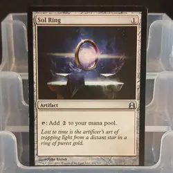 Magic: The Gathering Sol Ring Colorless Artifact Uncommon Commander Regular 2011 - Image 1