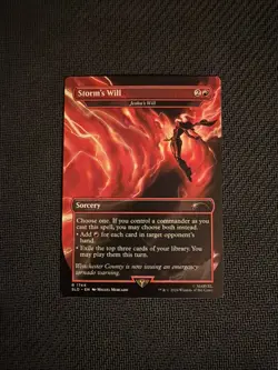 Storm's Will - Jeska's Will NM MTG Magic the Gathering - Image 1